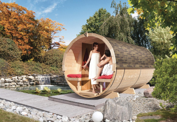 Finská sauna KARIBU FASSAUNA 4 (66855)