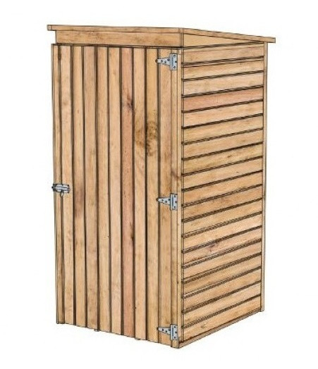 Dřevěný domek SOLID DEBORA 1 - 90 x 96 cm (S8581-1)