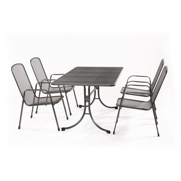 Bani 4 - zahradní sestava (4x židle Savoy, 1x stůl Universal)